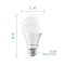 Luxrite A19 LED Light Bulbs 15W (100W Equivalent) 1600LM 3000K Soft White Dimmable E26 Base 12-Pack LR21441-12PK - alternate 7